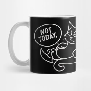 "Procrastination Purrfection: Not Today" Vol 1.3 Mug